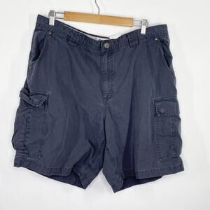 Vintage 90s Columbia Gray Dad Cargo Outdoors Gorpcore Shorts Size 38